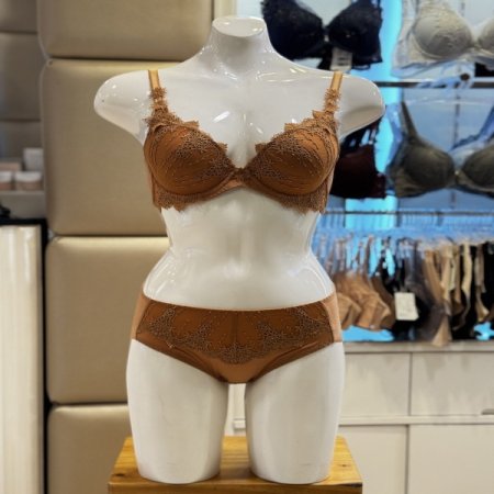 캐미컬자수 몰드 여성 브라햄팬티세트