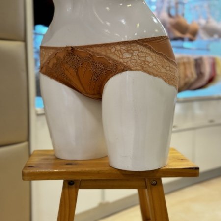 캐미컬자수 노라인 여성레이스팬티