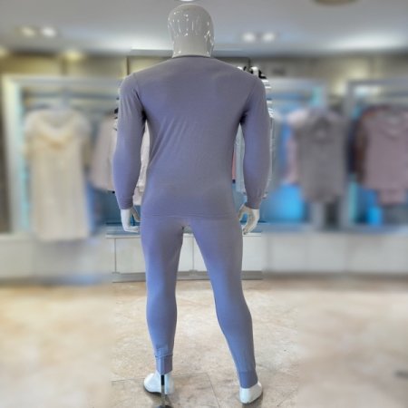 천연소재 모달 실크 남성내복세트