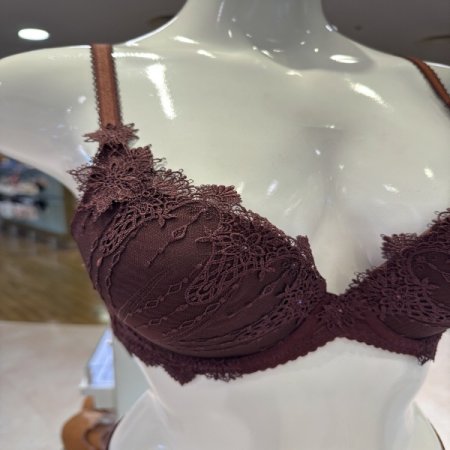 비비안 캐미컬자수 여성 몰드 브라