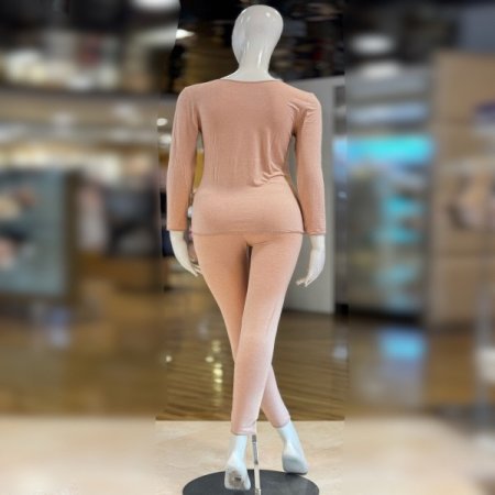 고급내의 캐시미어 여성 내복세트