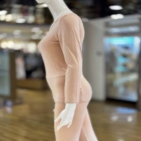 고급내의 캐시미어 여성 내복세트