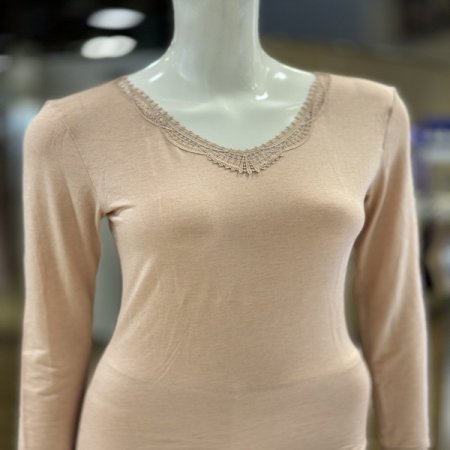 고급내의 캐시미어 여성 내복세트