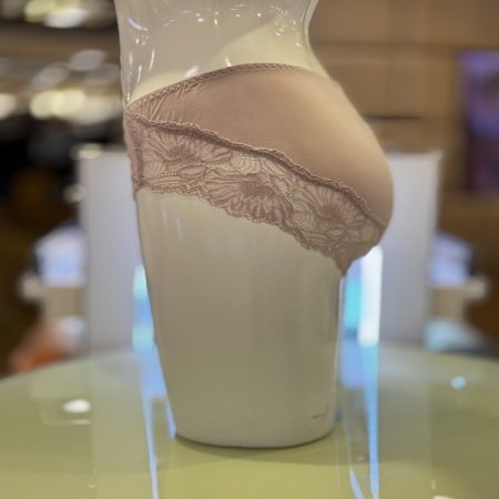 파우더핑크 노라인 여성레이스팬티