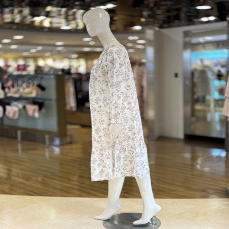 고급면80수 플라워 여성 원피스잠옷