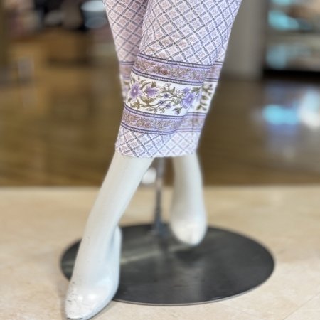 페이즐리 9부기장 여성 홈웨어하의