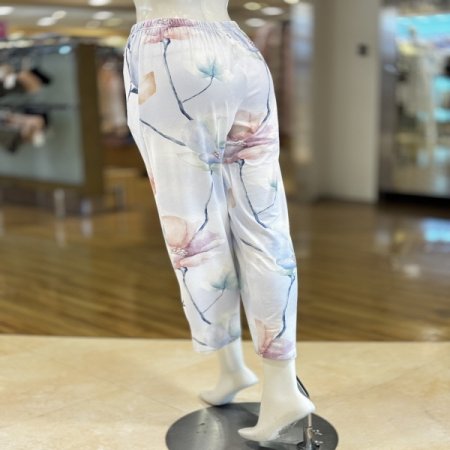 수채화 여성 실내복 7부바지 단품