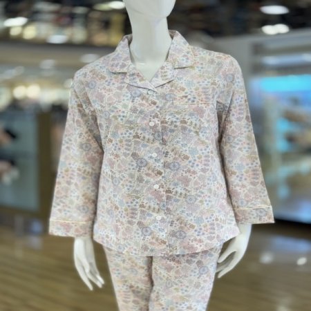 면100 페이즐리 긴팔 여성잠옷세트