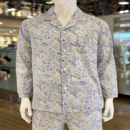 비비안 페이즐리 긴팔 남성잠옷세트