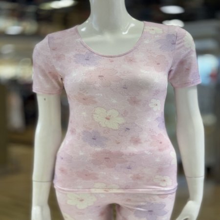 여성 리오셀 반팔 3부내의 단품