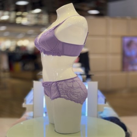 꾸띄르 여성 브라 망사레이스팬티세트