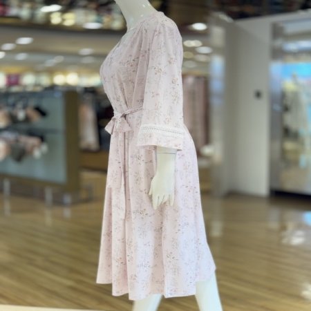 플라워나염 여성 원피스잠옷가운세트