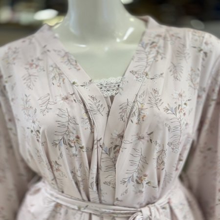 플라워나염 여성 원피스잠옷가운세트