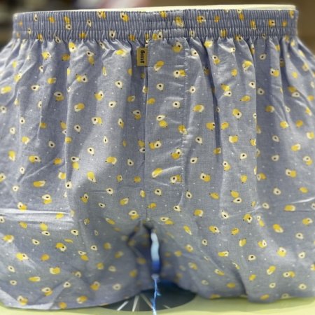 모과무늬 실크핏 사각 남성트렁크팬티