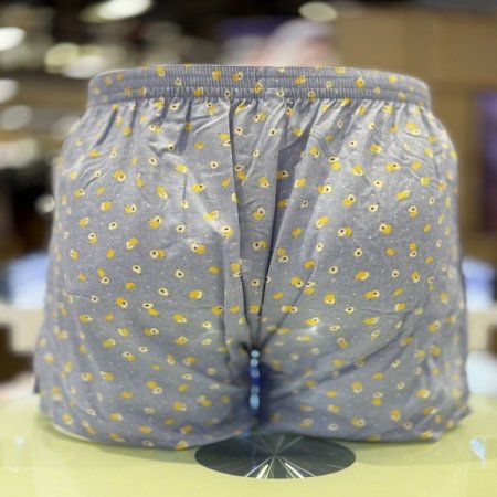 비비안 모과무늬 실크핏 사각 남성트렁크팬티