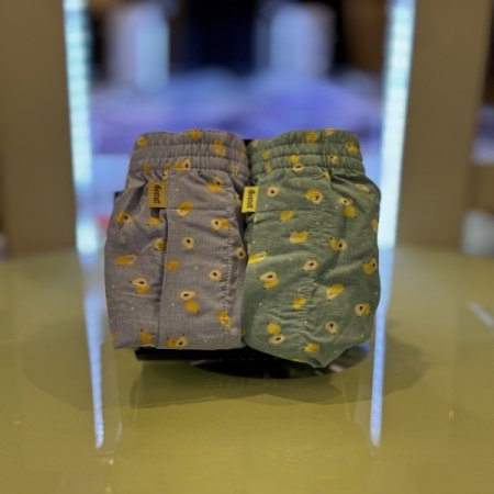 모과무늬 사각 남자 트렁크팬티2종세트