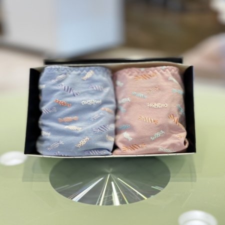 캔디 면스판 여성팬티2종세트