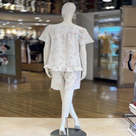 바다쿨링 주름원단 반팔 여성잠옷세트