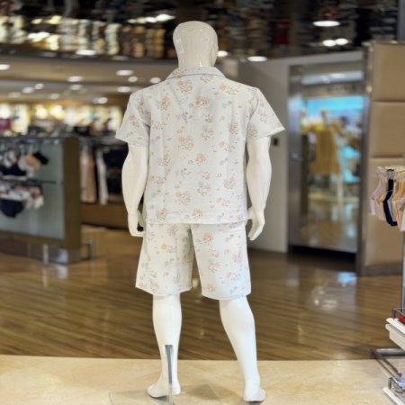 바다쿨링 주름원단 반팔 남성잠옷세트