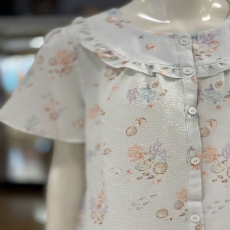 바다쿨링 주름원단 반팔 커플잠옷세트