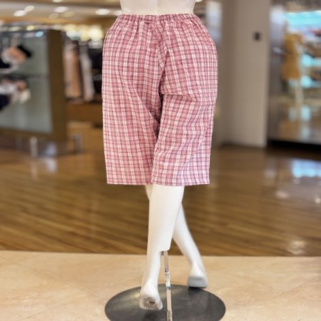 면 홈웨어 여성 7부바지 실내복하의