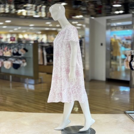 플라워 고급면80수 반팔여성원피스잠옷