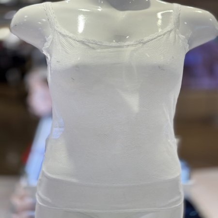 전체레이스 섹시 올망사 여성끈런닝