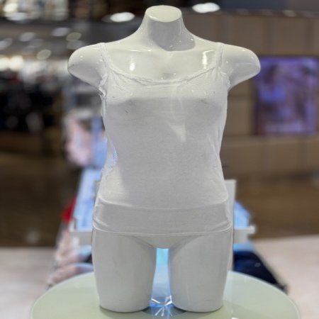 비비안 전체레이스 섹시 올망사 여성끈런닝