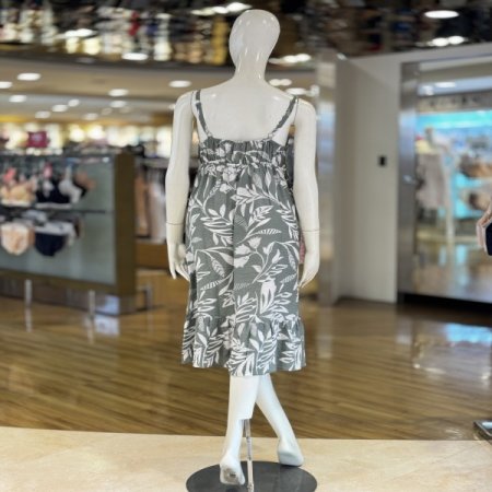 야자수 컵내장 여성 원피스잠옷