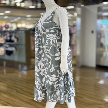 야자수 컵내장 여성 원피스잠옷