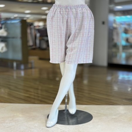 라운드 체크 반팔 커플잠옷세트