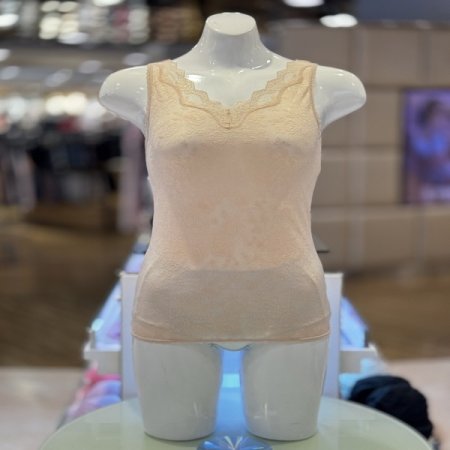 비비안 인견 쿨링 레이스포인트 여성런닝