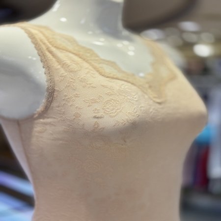 비비안 인견 쿨링 레이스포인트 여성런닝