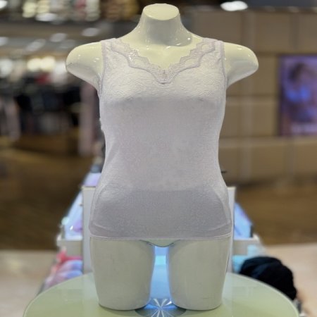 비비안 인견 쿨링 레이스포인트 여성런닝