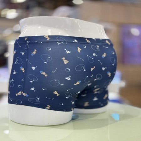 비비안 강아지패턴 사각 남성드로즈팬티