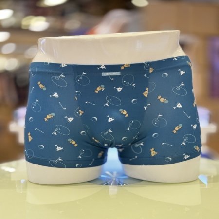 비비안 강아지패턴 사각 남성드로즈팬티