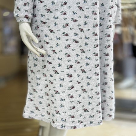 타올지면 플라워패턴 여성원피스잠옷