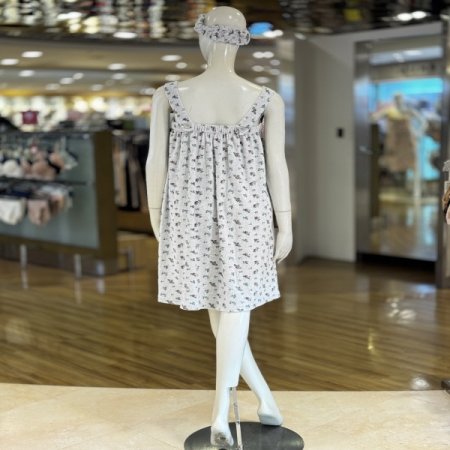 테리 플라워 여성 로브 골프가운