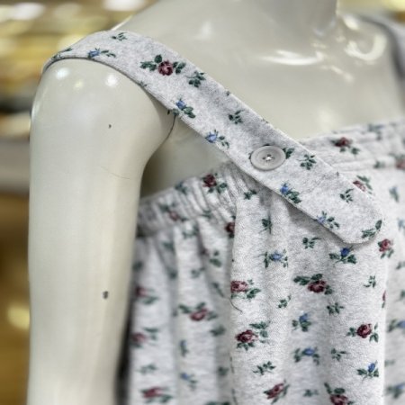 테리 플라워 여성 로브 골프가운