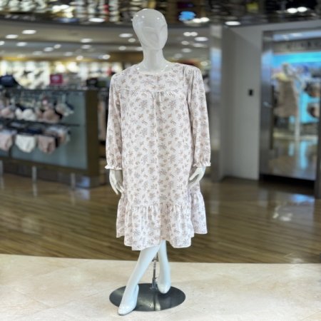 플라워 스판 홈웨어 여성원피스잠옷