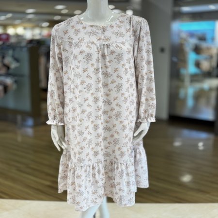 플라워 스판 홈웨어 여성원피스잠옷