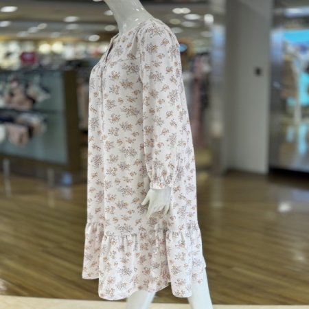 플라워 스판 홈웨어 여성원피스잠옷