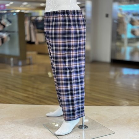 체크 기모 면혼방 남성잠옷세트