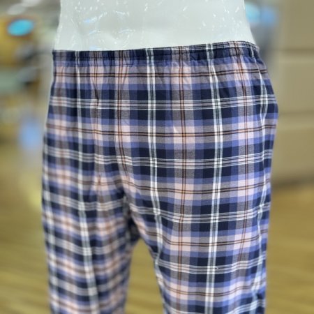 체크 기모 면혼방 남성잠옷세트