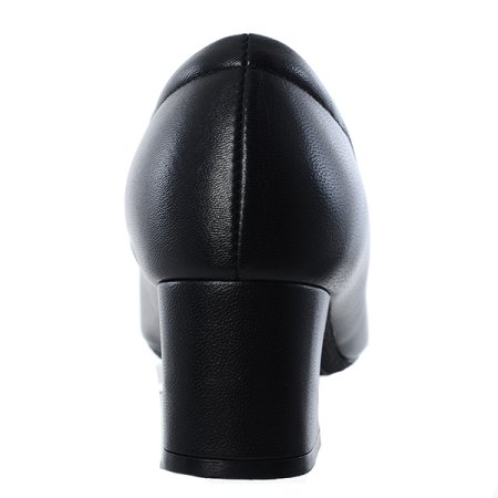 영에이지 여성 블럭굽 장식 펌프스