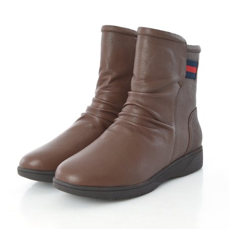 여성 경량 퍼내피 앵클 부츠