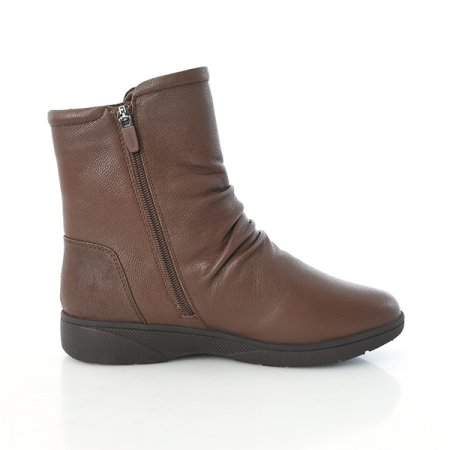 여성 경량 퍼내피 앵클 부츠