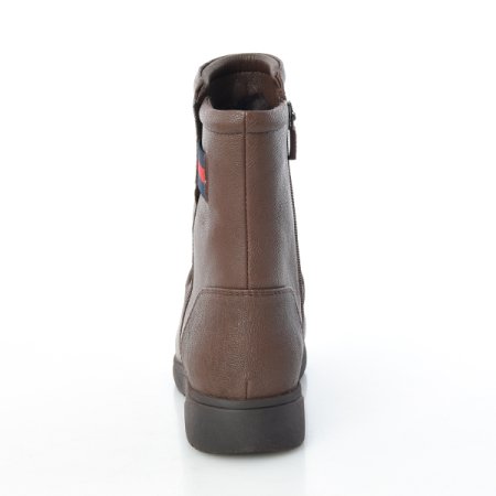 여성 경량 퍼내피 앵클 부츠