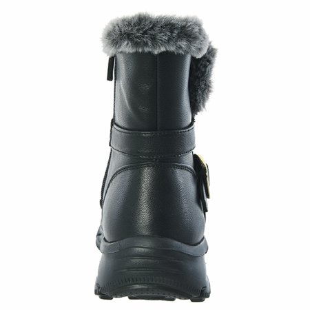 여성 퍼내피 경량 하프 부츠