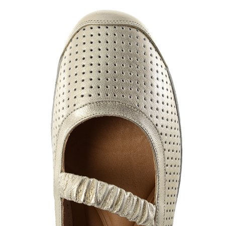  여성 펀칭 메리제인 플랫 슈즈